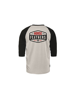 Horsefeathers tričko Hexagon II Raglan - cement