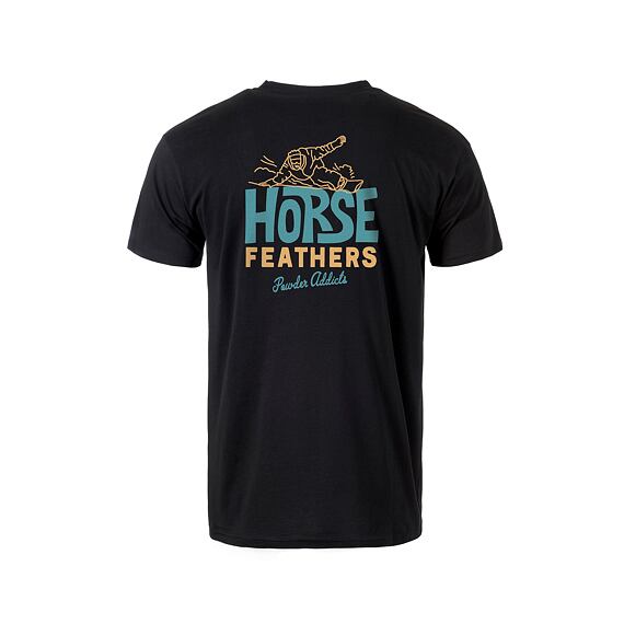 Horsefeathers tričko Joyride - black