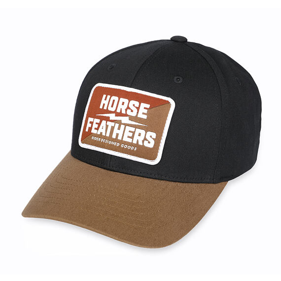 Horsefeathers šiltovka Vark - black