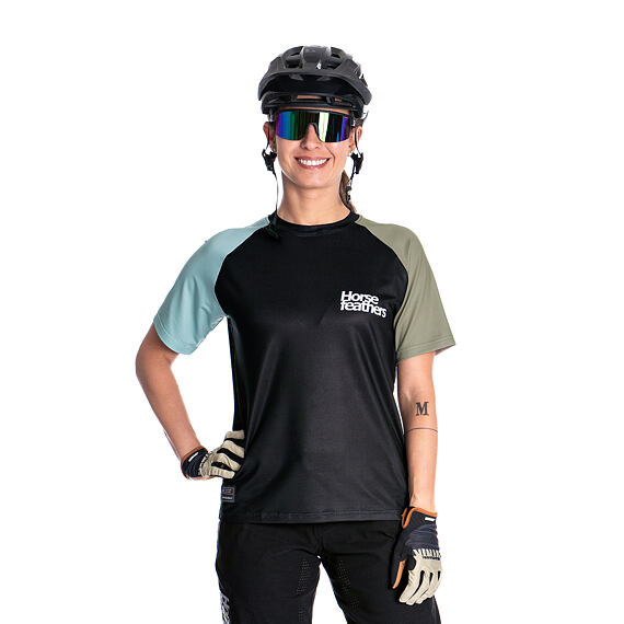 Horsefeathers dámsky bike dres Quantum - aquatic
